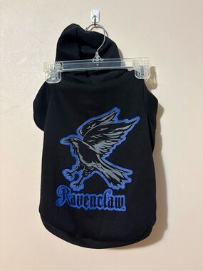 Harry Potter Ravenclaw Pet Dog Puppy Black Hoodie Clothing Blue Crest size Large